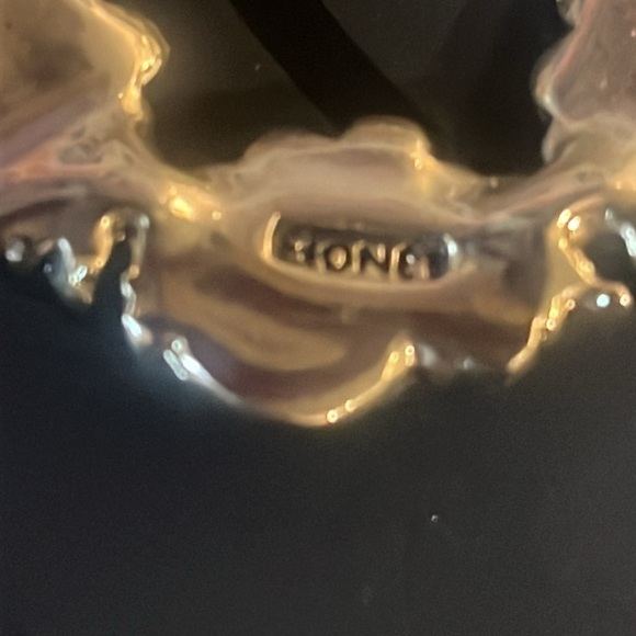 Vintage Monet Signed Brooch with Rhinestones green Saint Patrick - Picture 5 of 5